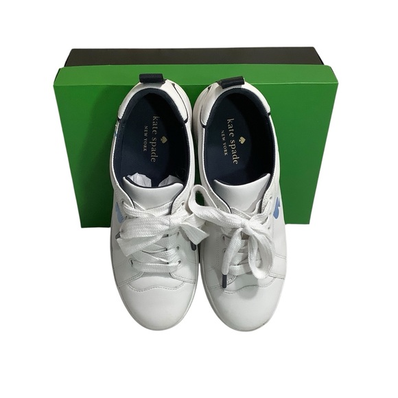 Kate Spade Women’s White Nikki Sneakers KC405 - Picture 5 of 7